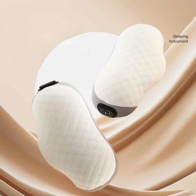 

Electric Memory Sponge Massage Pillow Neck Relief with Heat and Vibration Hot Compress 135 ° Traction and Stretching Massage
