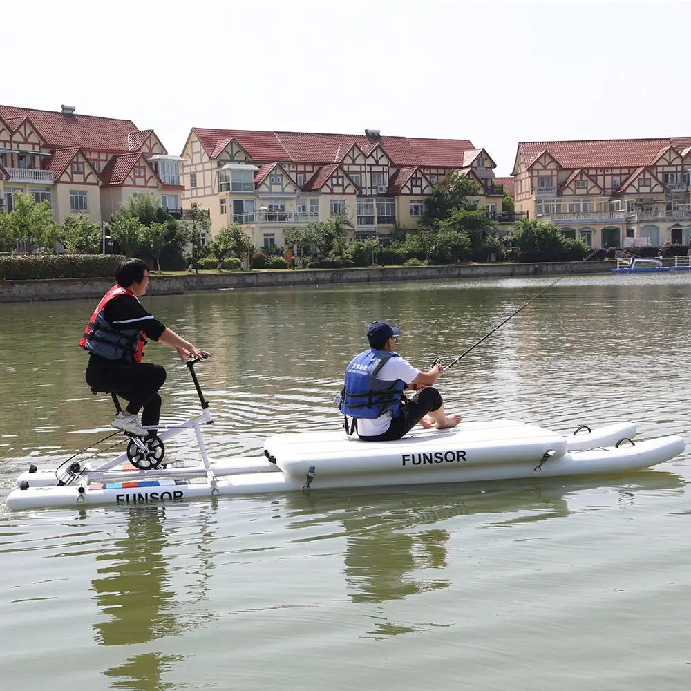 Dropstich Water Bikes Bikes Sea Bicycle Two Riders Water Bikes Fishing Platform Water Bike