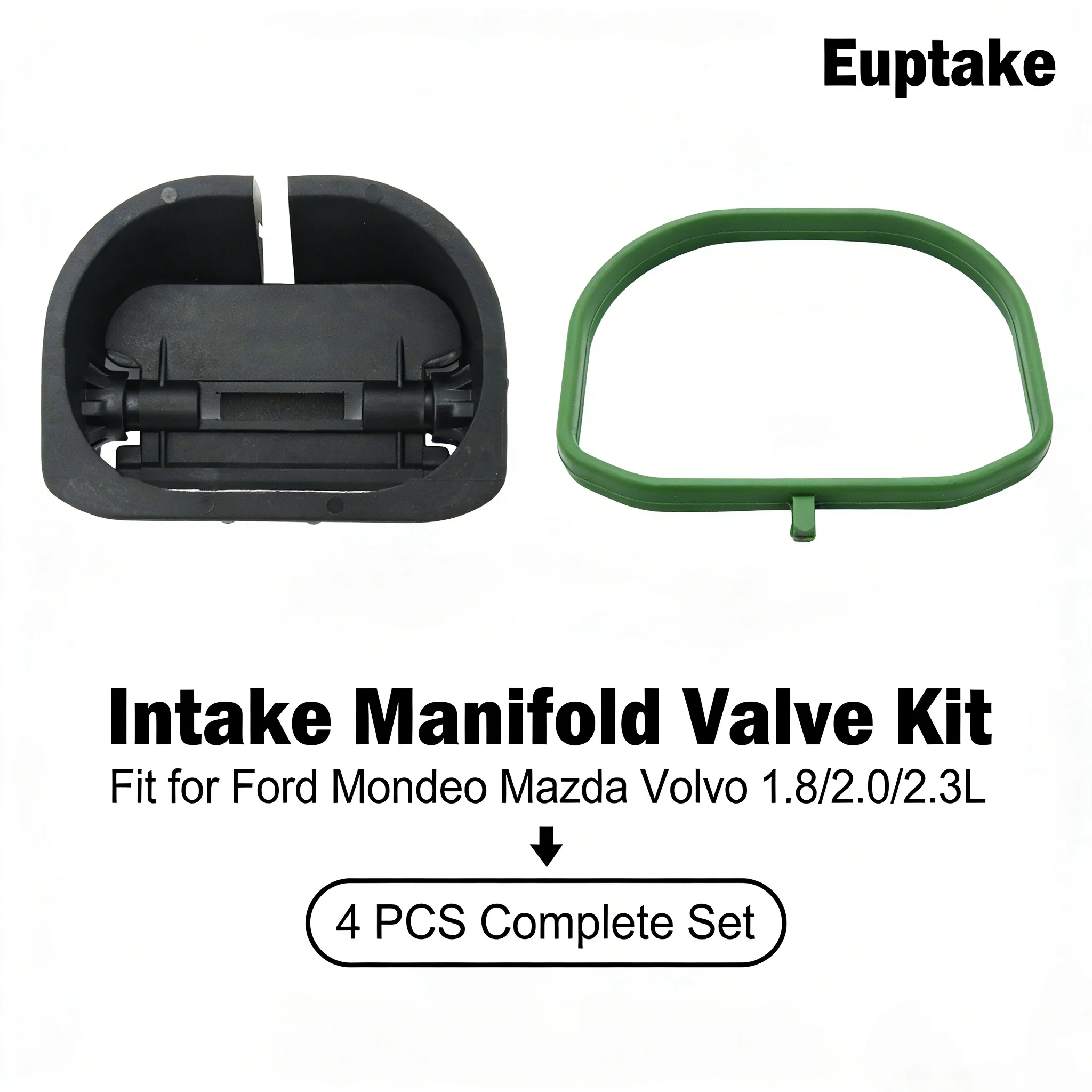 4-teiliges Ansaugkrümmer-Ventil-Set & Dichtungssatz für Ford Mondeo Mazda Volvo 1.8/2.0 1317276 1S7G9Y428AA SP5519J2 SP38974J SP5519 SP3897 – Detail 1