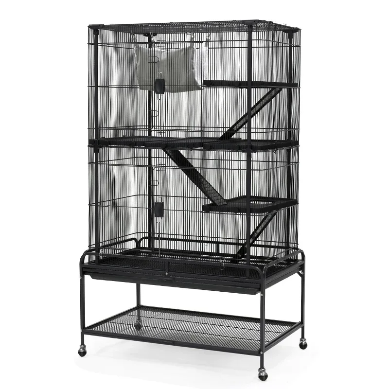 

Super Large Luxury Small Pet Cage Honey Kangaroo Chinchilla Squirrel Four-layer Villa Cage DWS020019