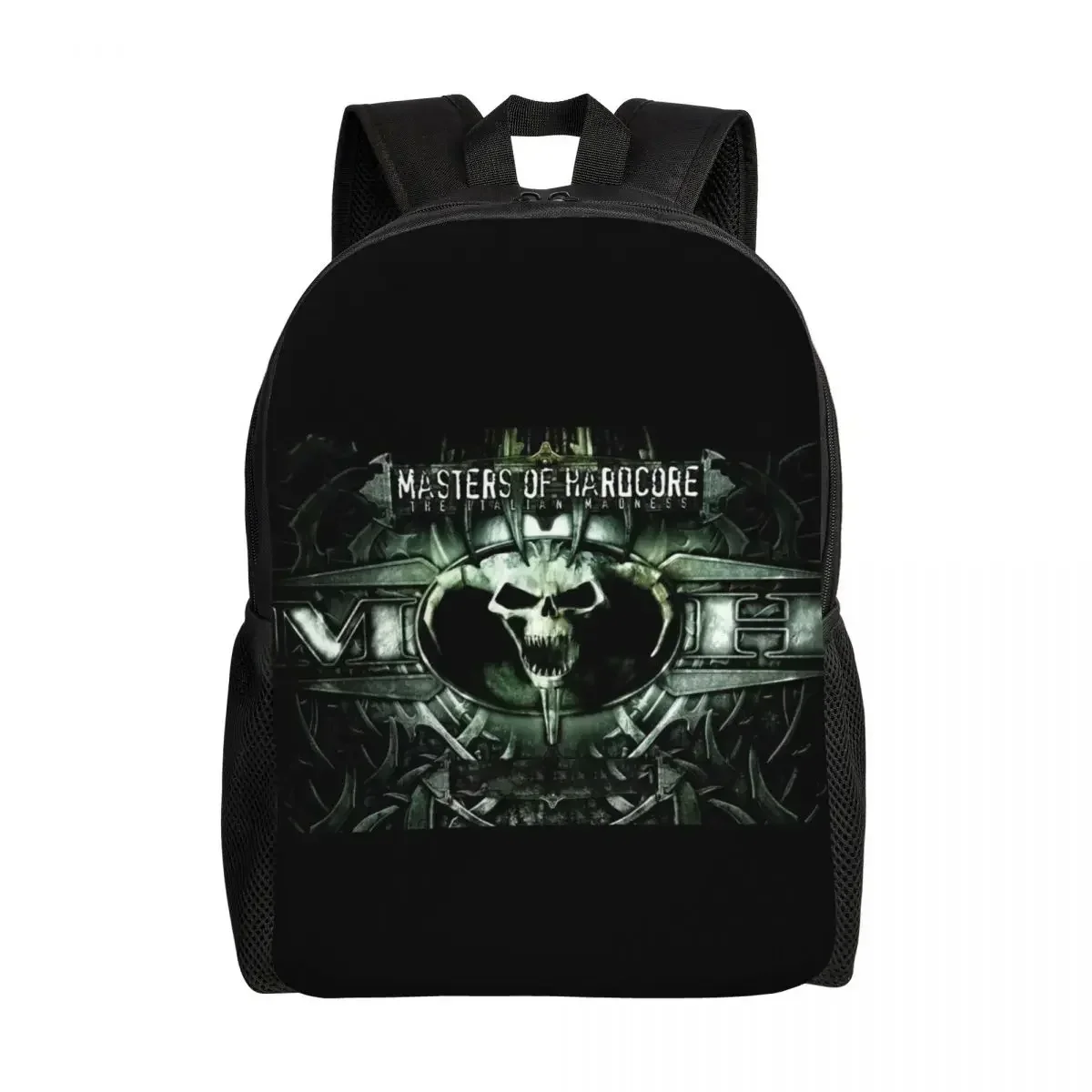 

Custom Music Festival H-Hardcores Laptop Backpack Men Women Casual Bookbag for College School Students Gothic Classical Bag