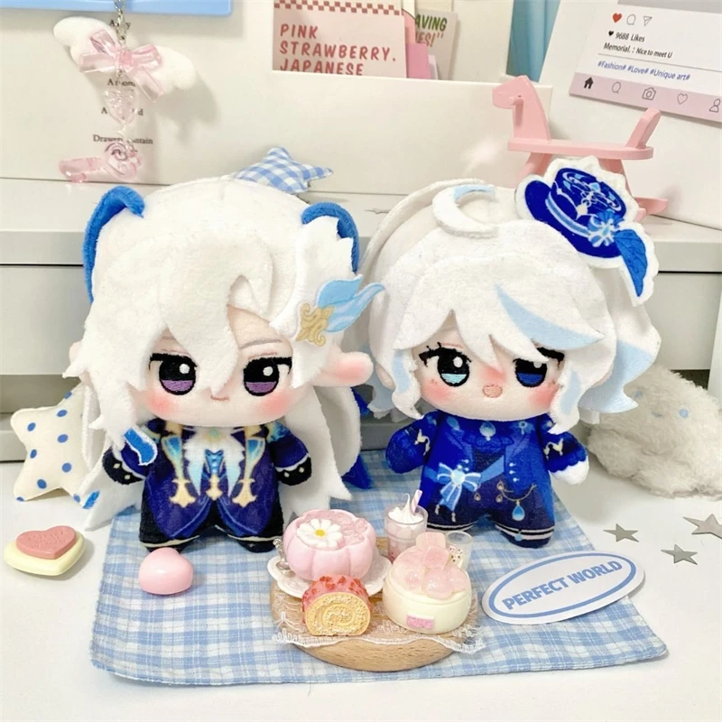 

Genshin Impact Plush Dolls Furina Focalors Neuvillette Wriothesley Navia Game Cartoon Anime Figure Stuffed Toys Pendant Keychain