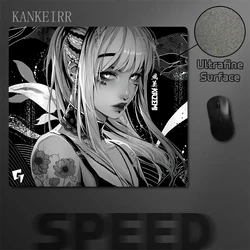 Gamer Mouse Pad E-Sports Professional Gaming Mousepad Kazemi Balance Mouse Mat Anime Deskpad Ultrafine Surface Game Keyboard Mat