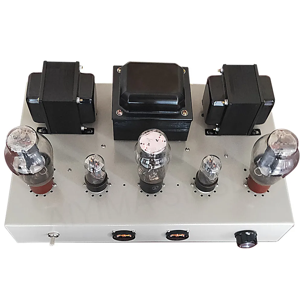 

AIYIMA SMSL 2A3 300B 2.0 Channel 8W Vacuum Tube Amplifier Manual Point to Point Soldering Amplifier Audio