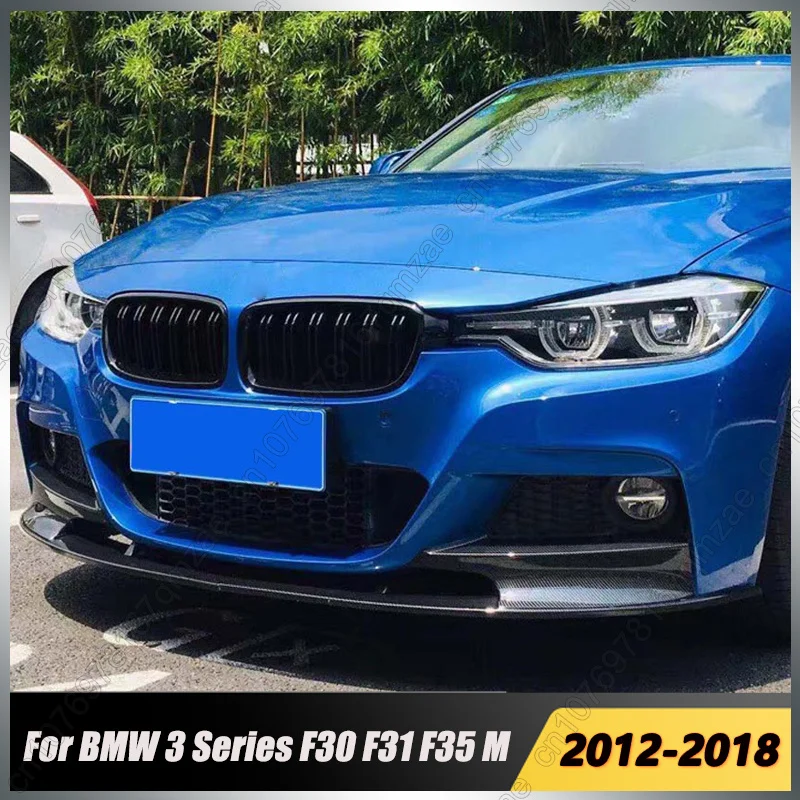 For BMW 3 Series F30 F31 328i 330i 335i 340i 320d 330d M-Sport 2012-2018 Front Bumper Spoiler Lip Splitter Bumper Body Kits