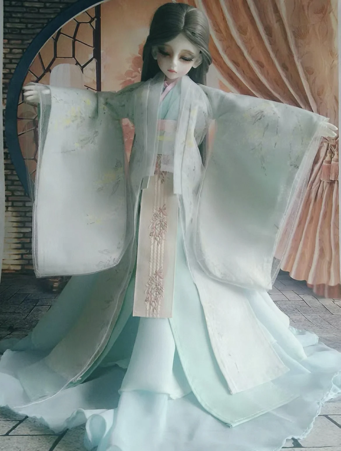 

Одежда для куклы 1/6 1/4 1/3 BJD платье, новое пальто большое распашное платье комплект веревки на талии бесплатная доставка