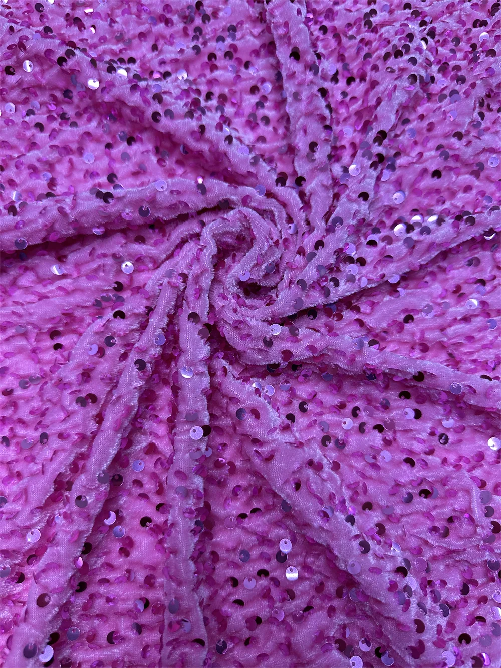 

Pink African Velvet Lace Fabric With Sequins 2024 High Quality Nigerian Embroidered African Lace Fabric 5 Yards Dresses Sewing