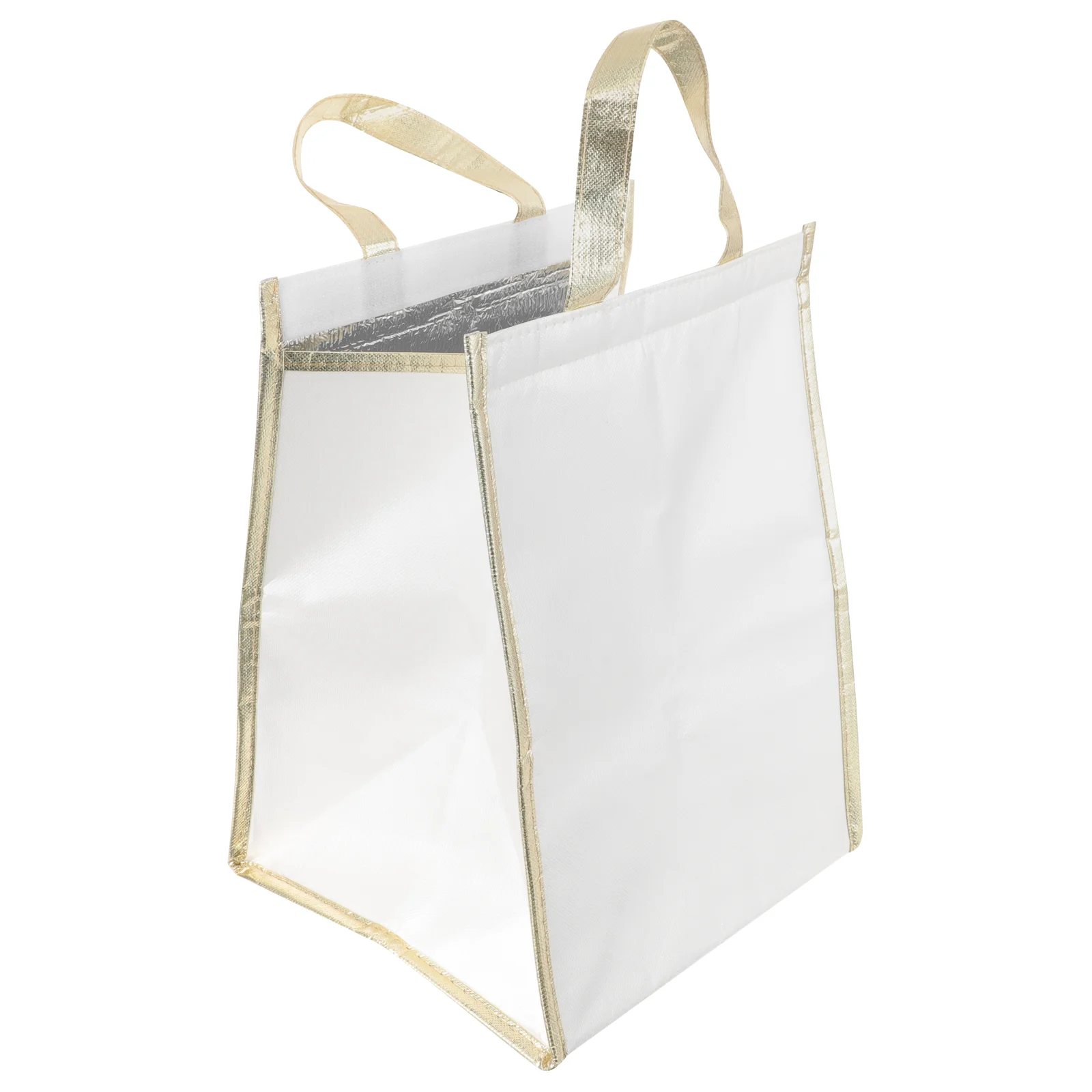 Food Thermal Bag Insulation Bags Tote Insulated Cooler Folding for Delivery with Lid