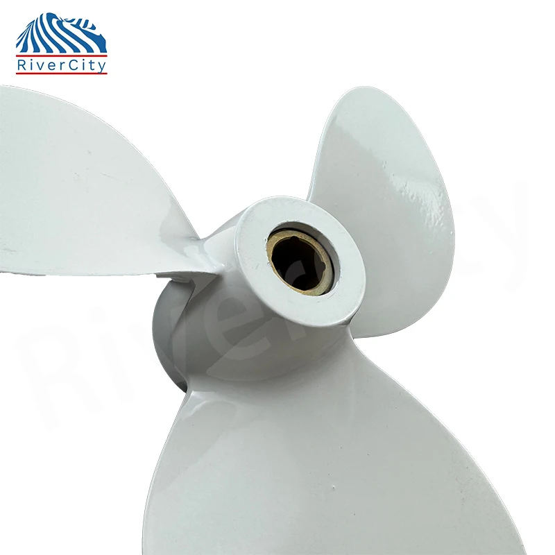 647-45941-00-EL Outboard Propeller For Yamaha 5hp 6hp 8hp 9.9hp 9 1/4x9 1/4 Boat Aluminum Alloy Screw 3 Blade Pin Drive