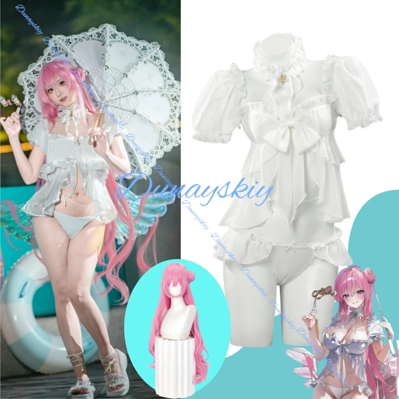 dorothy-cosplay-costume-sexy-blanc-bikini-maillot-de-bain-short-perruque-ensemble-pour-femmes-d'ete-halloween-carnaval