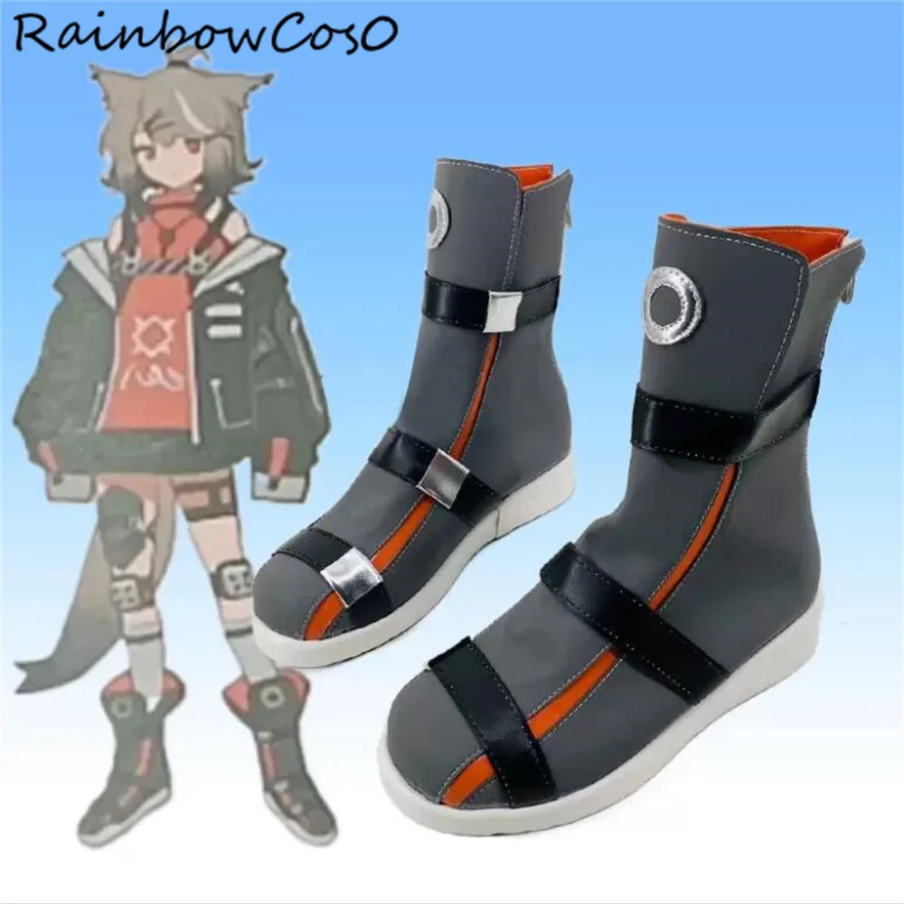 Cutter Arknights Cosplay Shoes Boots Game Anime Party Halloween Chritmas RainbowCos0W3942