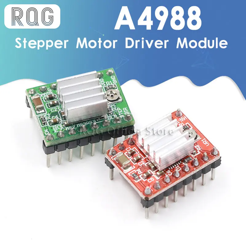 

CNC 3D Printer Parts Accessory Reprap pololu A4988 Stepper Motor Driver Module with Heatsink for ramps 1.4 for arduino