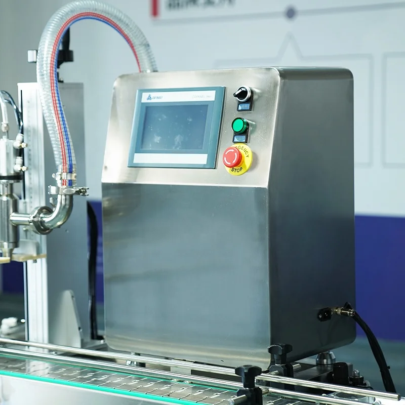 Automatic Small Gear Pump  Beverage Honey Shampoo Cosmetic Plastic Water Bottle Liquid Paste Packing and Filling Machine