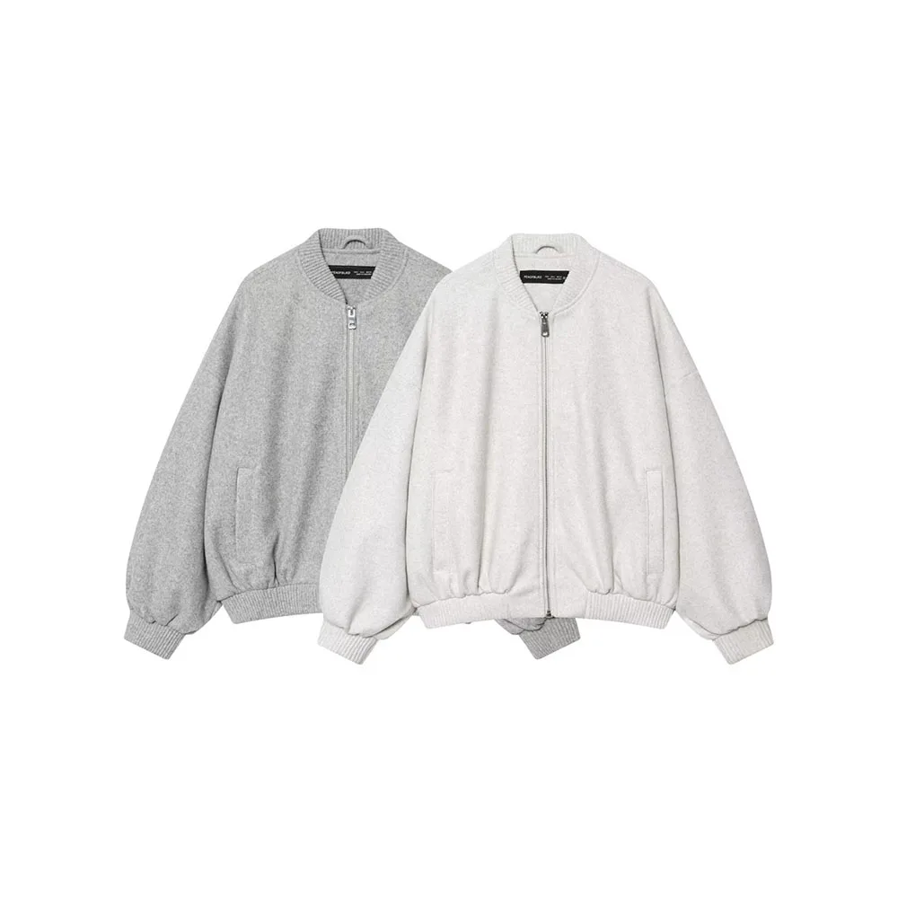 

Autumn new women's fashion soft loose pilot jacket jacket