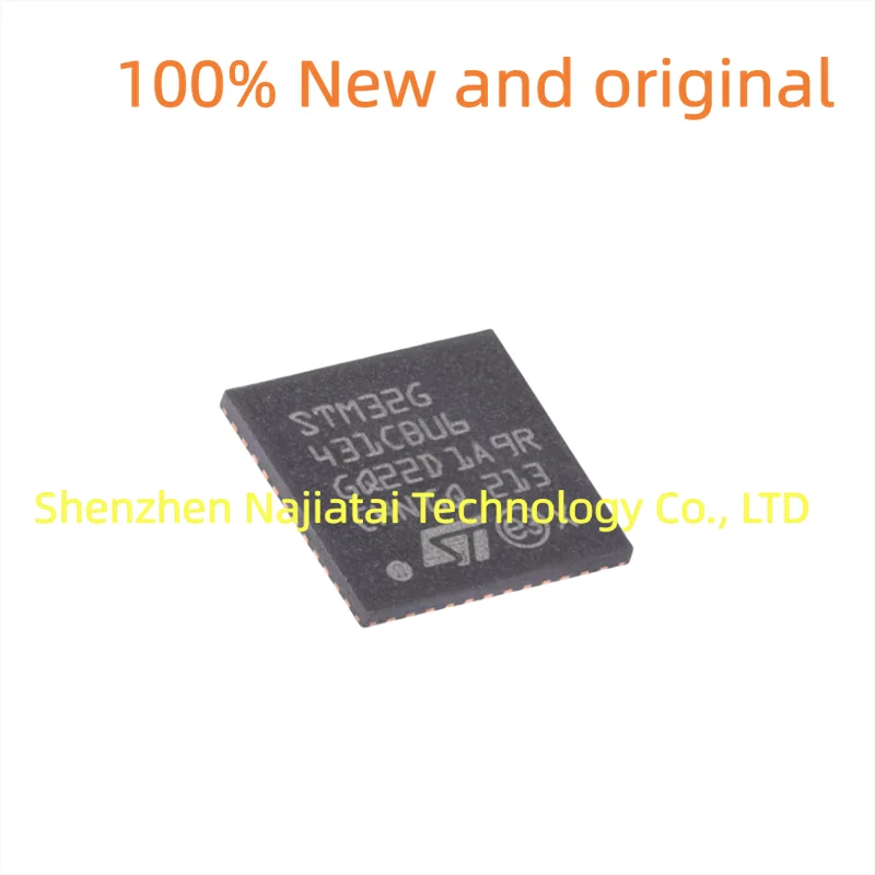 10PCS/LOT 100% New Original STM32G431CBU6 STM32G G431 QFN48 IC Chip