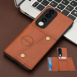 For Honor 90 5G Case Shockproof Leather Wallet Phone Cases For Honor 90 Pro 90Pro Honor90 Magnetic Holder Card Slots Back Cover