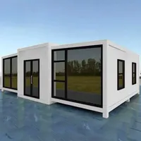 Tiny Homes Luxury Granny House 20ft 40ft Expandable Container House with 2 Bedroom interior height 2.4 meters Movable Home