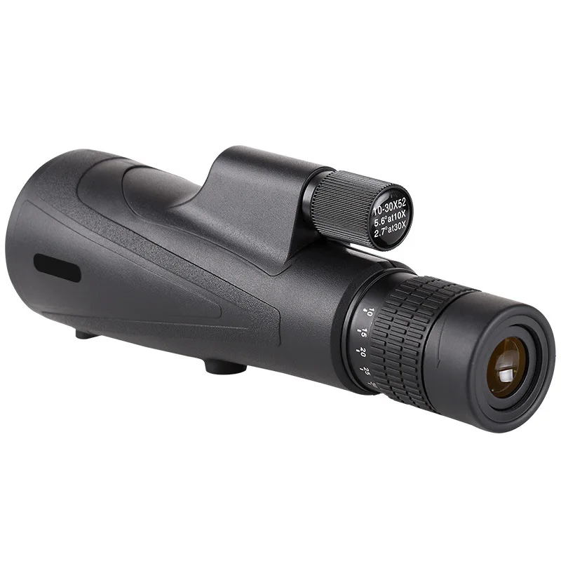 30x52mm Birding Scope Stepless Zoom Monocular Long Range Telescope for Hunting Outdoor Camping Adventure Exploring