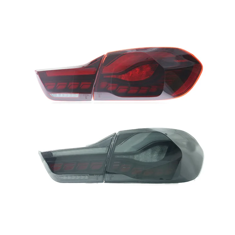 

New LED Taillights For 4 Series F32 F82 2014-2020 Running Dragon Scale Style Red Lens 55W 6000K