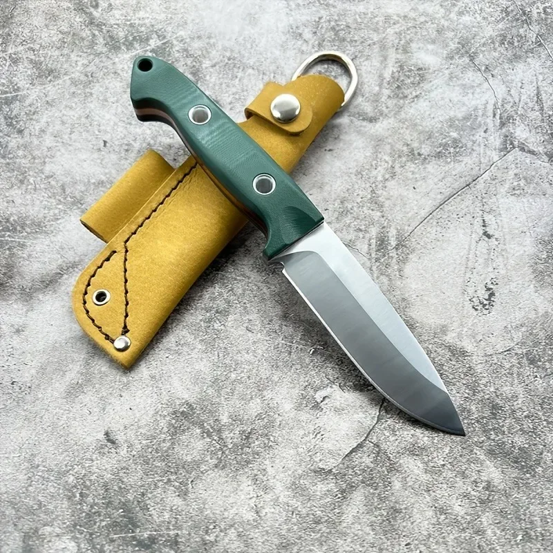 BM Sibert Bushcraft سكين 162 سكين ثابت S30V شفرة الساتان G10 مقبض المدمجة سكينة للاستعمال الخارجي للمشي لمسافات طويلة والصيد هدية الرجل