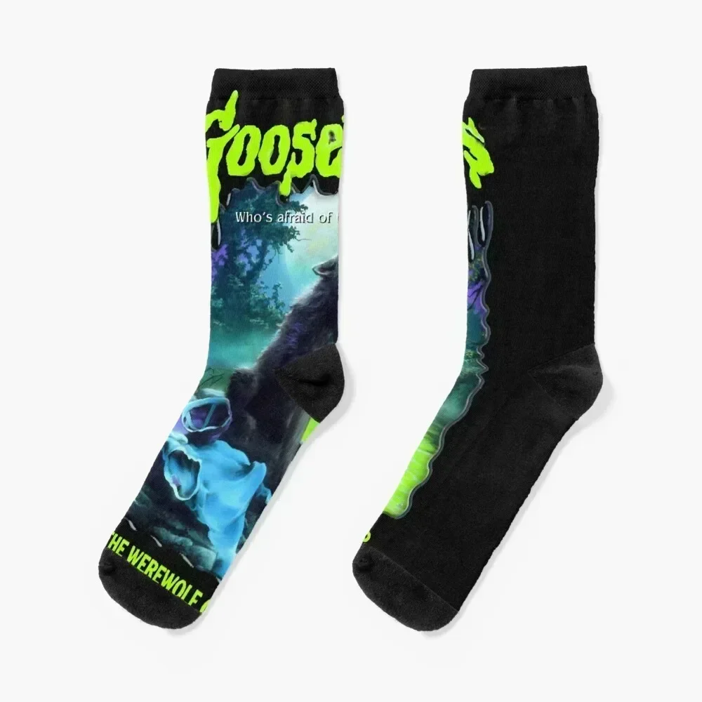 

R.L. Stine Goosebumps Nightmare Halloween Werewolf Fever Swamp Essential T-Shirt Socks kawaii floral Run Socks Girl Men's