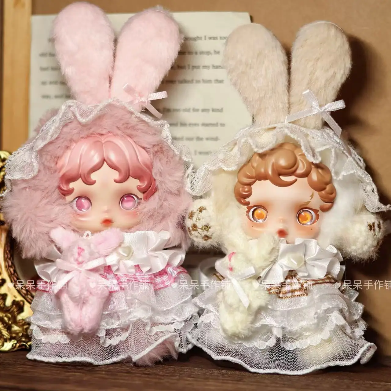 

10cm Mini Vinyl Doll Clothes Cute Princess Dress Outfit For Skullpanda V1/V2 L'Impressionnisme Series doll Accessories Gift Item