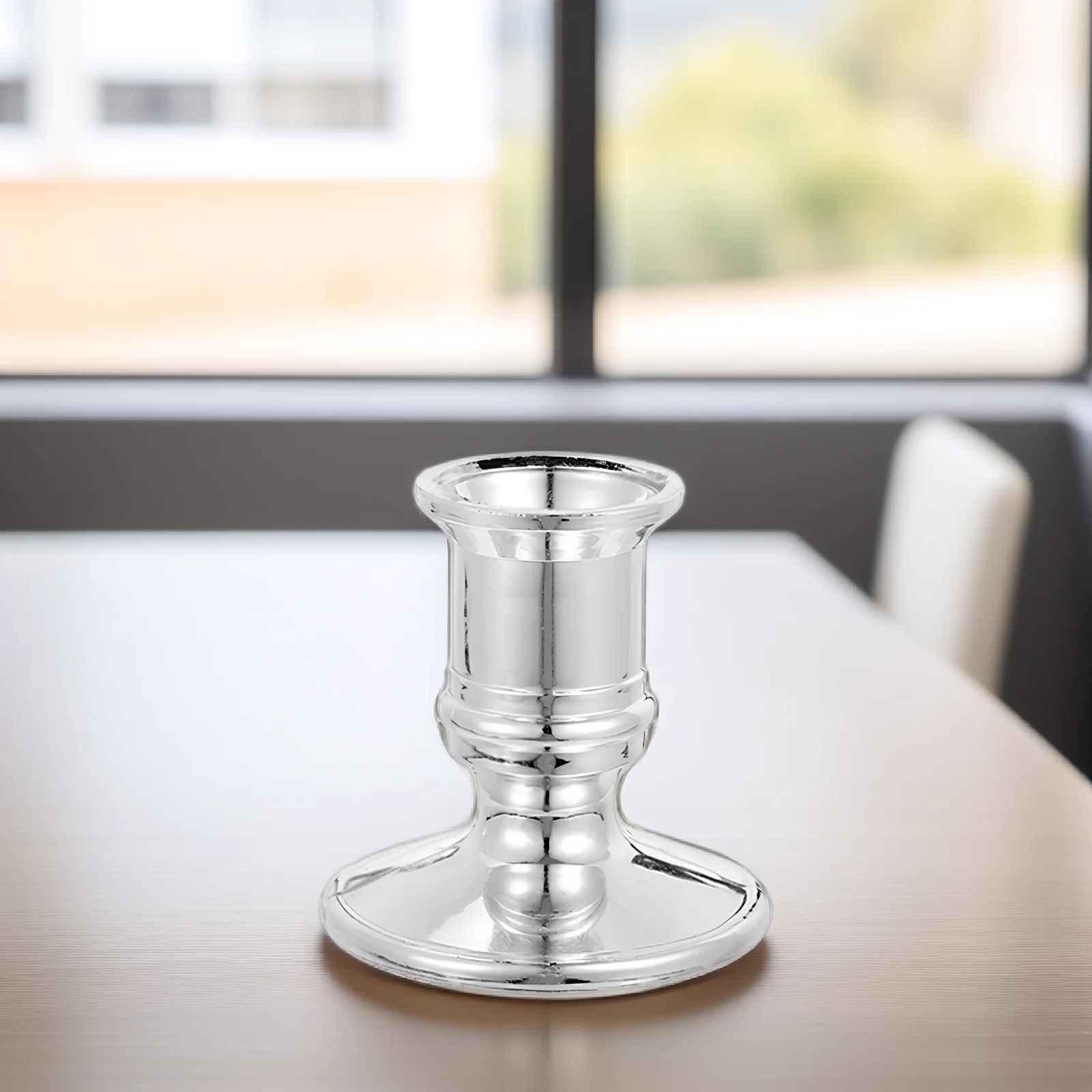 

20Pcs Plastic Electronic Candleholders Modern Minimalist Candlestick Dining Bedroom Living Room Decorative Holders