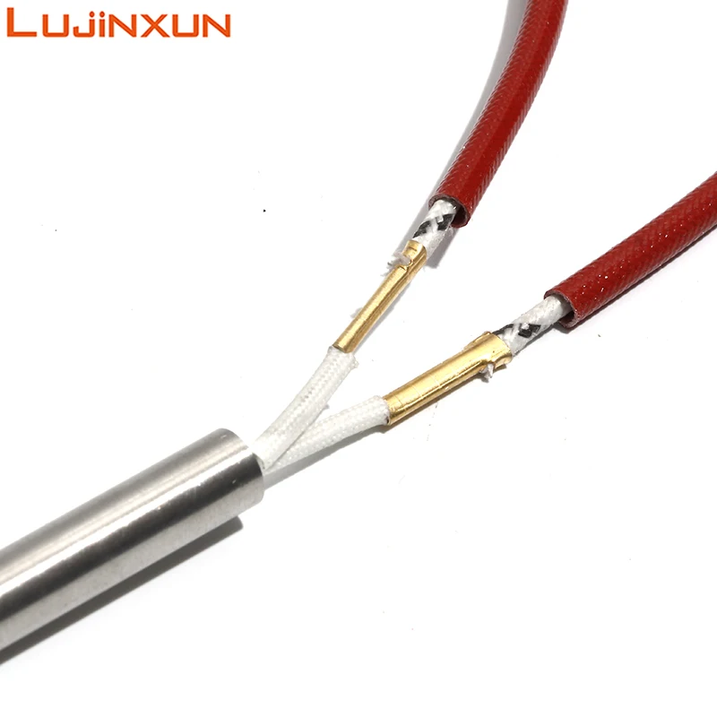 LUJINXUN 304SS Cartridge Heater 120V 80W-250W Electric Hot Rod 304 Stainless Steel Heating Element Replacement Tube Diameter 8mm