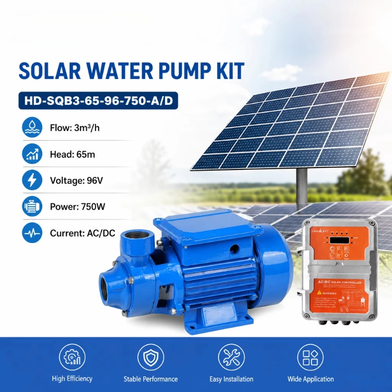 3 inch Smart Automatic Home 1 HP Solar Irrigation System Surface Water Pump Full Set with Solar Fast Delivery