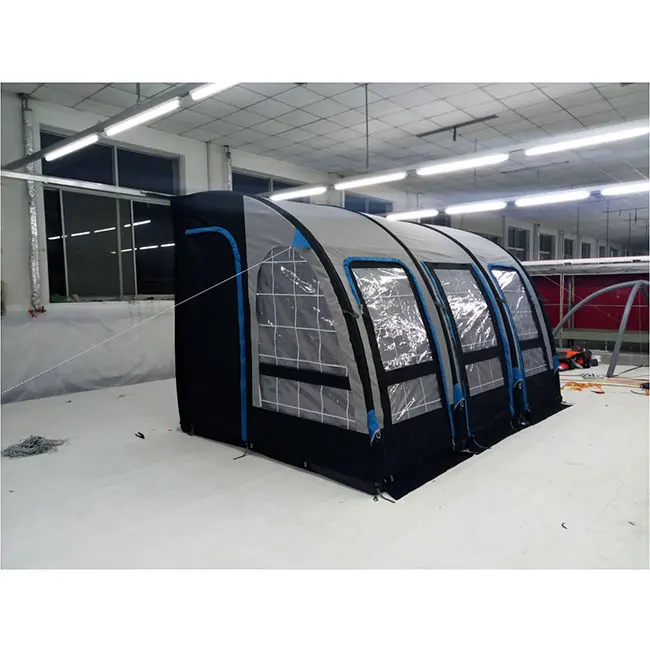 Quick Automatic Opening Caravan Air Awning RV Inflatable Tent Outdoor Camping Shelter with Carry Bag
