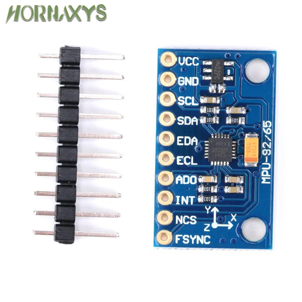 1-10pcs IIC I2C SPI MPU6500 MPU-6500 6-Axis Gyroscope Accelerometer Sensor Module Replace MPU6050 For Arduino With Pins GY-6500