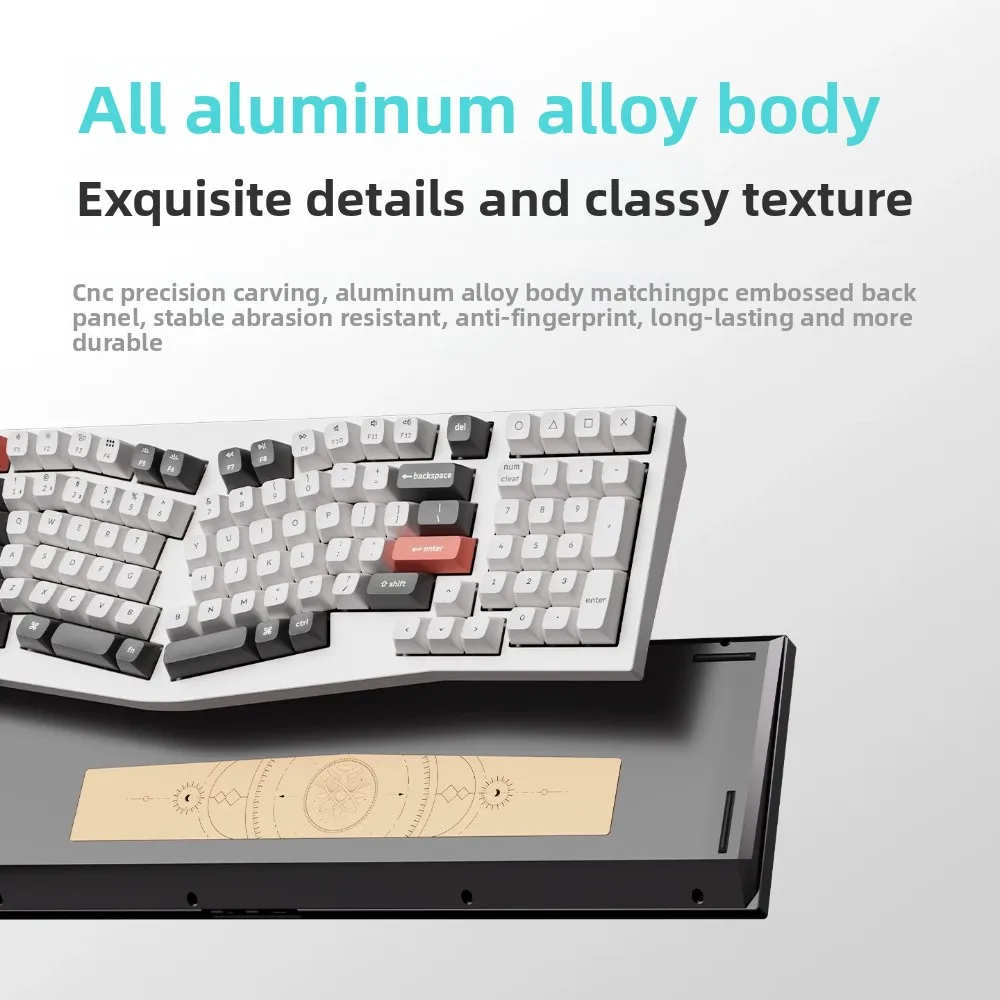 Keychorn Q13 Ultra Three-mode Wireless Mechanical Keyboard Alice 8K Customized Aluminum Case Keyboard 96% Layout 106keys Gift