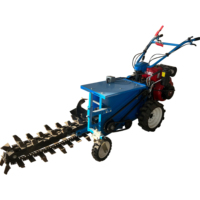 High Quality CE Approved Single Chain Agricultural Small Tractor Cable Hand Held Trencher On Hot Sale