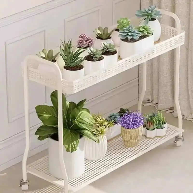 Fashion Unique Modern Accessories Aesthetics Flower Rack Designer Nordic Display Flowers Stand Organizer Muebles Home Furniture