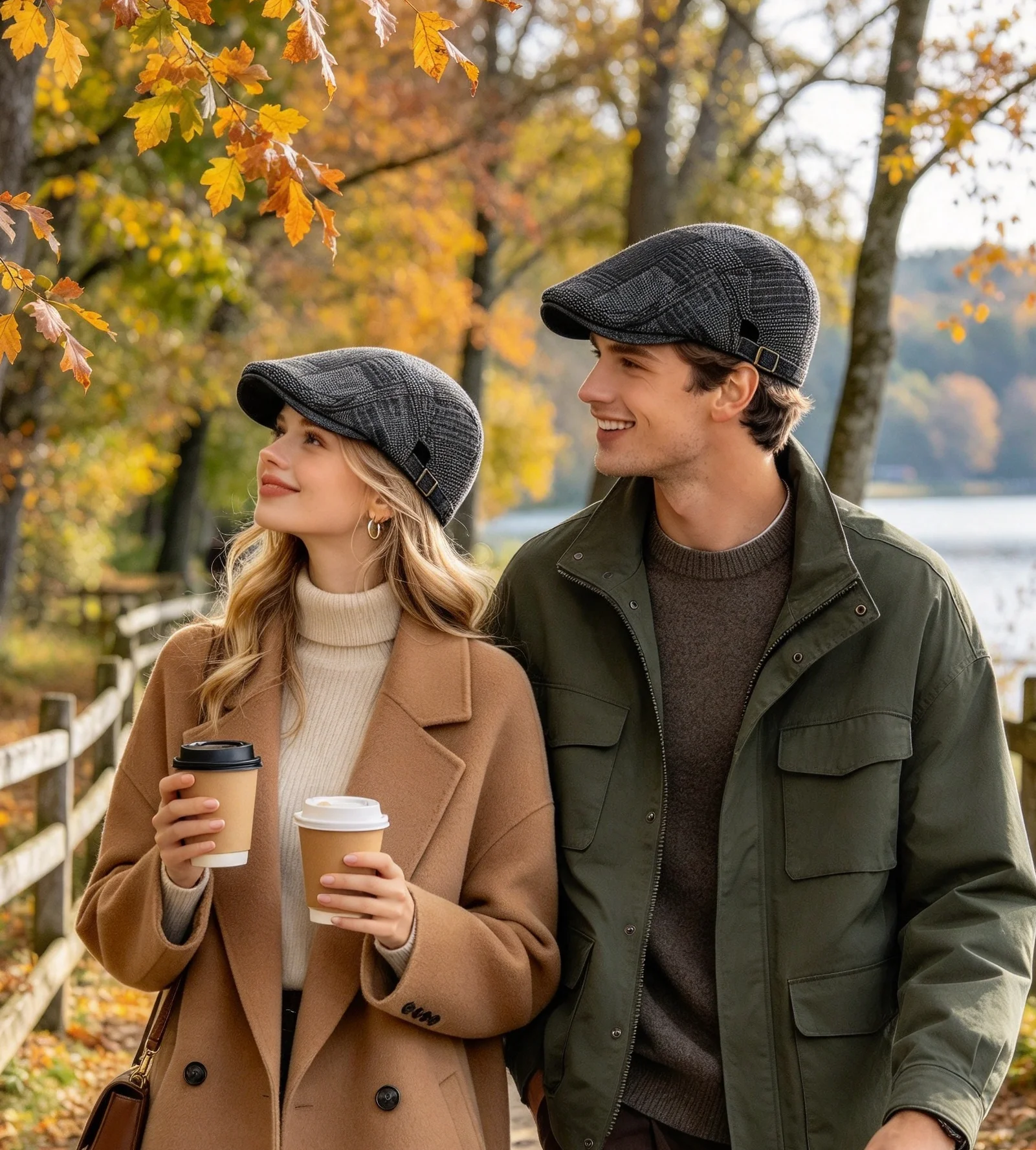 Denim Newsboy Hats Verstellbare Ivy Flat Cap Gatsby Cabbie Driving Hat für Männer Frauen Vintage Kpop Irish Berets – Detail 4