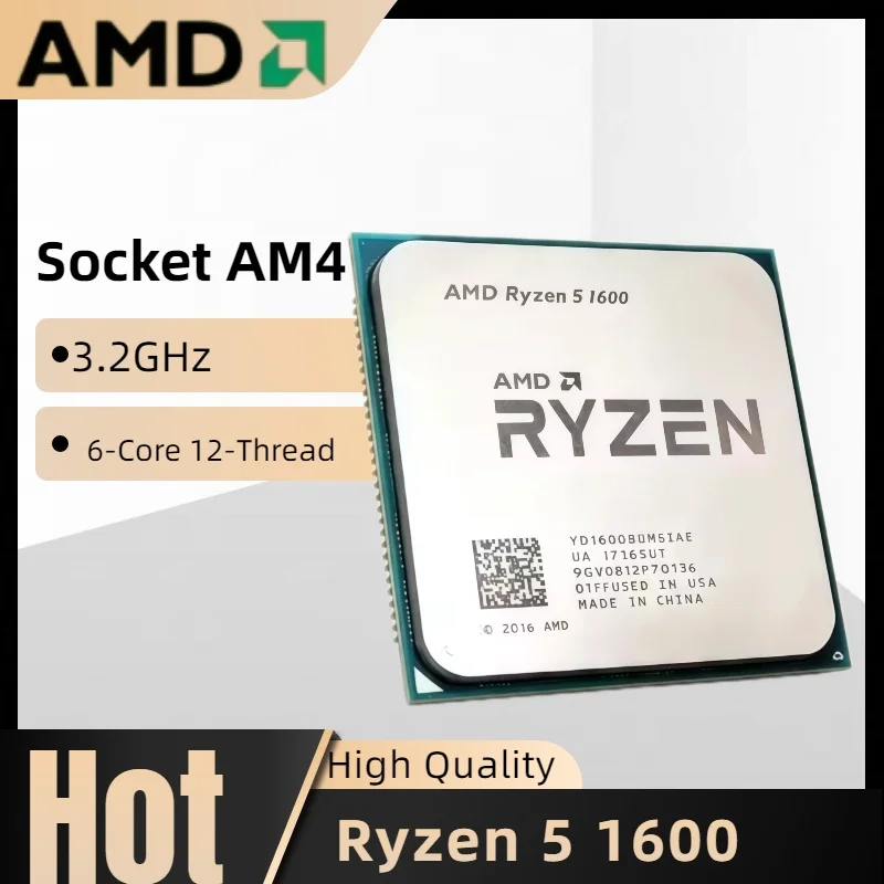 amd-ソケットam4-ryzen-5-1600-r5-1600-32ghz-6コア12スレッド-65w-cpuプロセッサ-yd1600bbm6iae