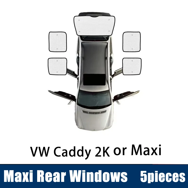 Voor VW Caddy 2K Accessoires Volkswagen Maxi MK3 2004 ~ 2019 Autoruit Zonnescherm Anti-Uv Vizier Blind covers Camper Interieur Onderdelen