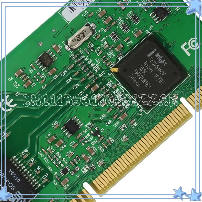 WY546T2 PCI Dual Port Gigabit Network Interface Card ESXI Server VLAN Convergence 82546 Weimeng ROS