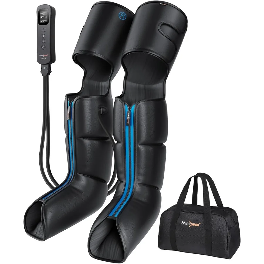 

Компрессионный массажер для всей ноги для улучшения улучшенной кровообращения и эффективного облегчения боли, идеально подходит для уменьшения отек с 3-массажным модом