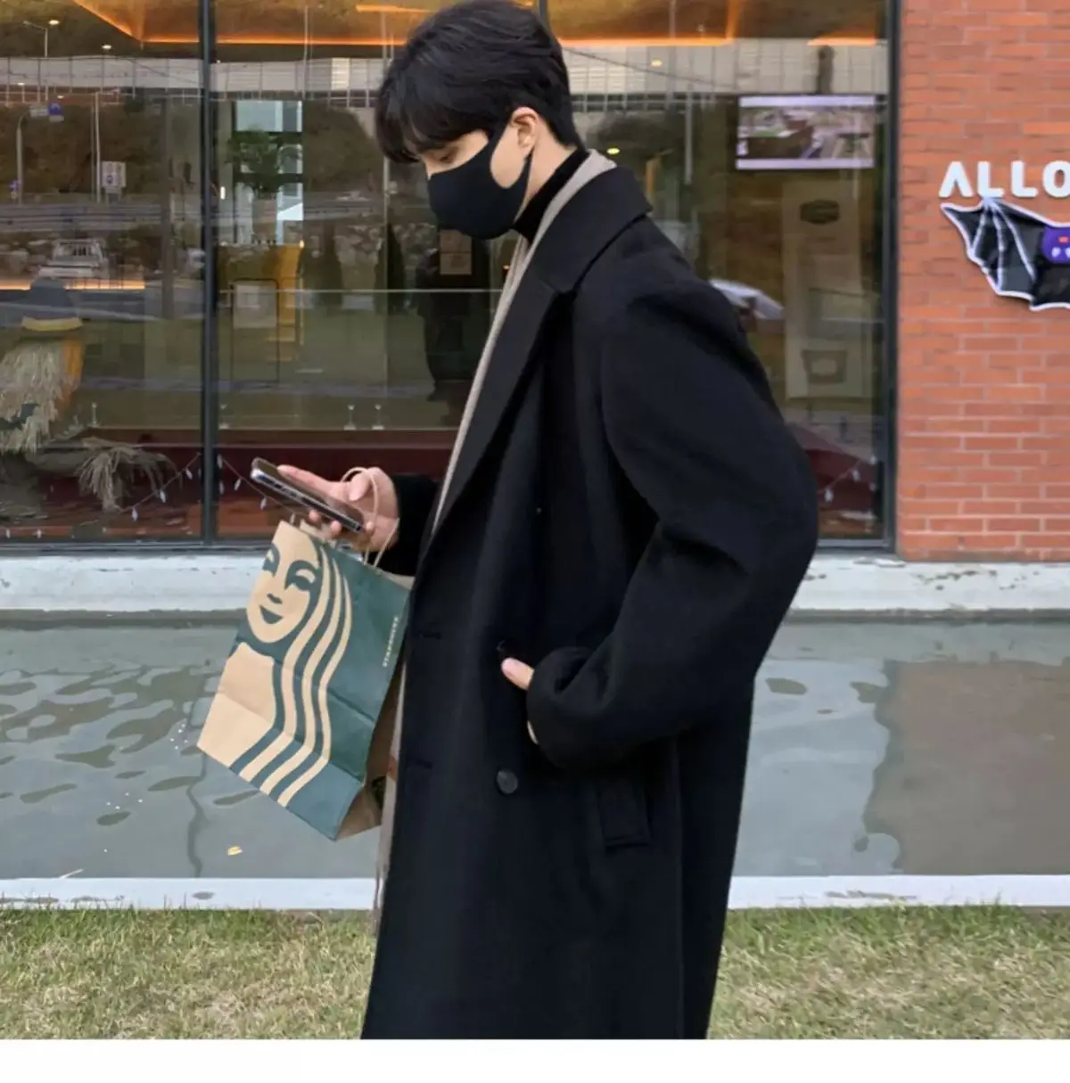 

Wool Blend Fur Coat Mans No Waist Cut Shapeless Formless Amorphous Indefinite Vague Indistinct Indeterminate Undefined Unclear