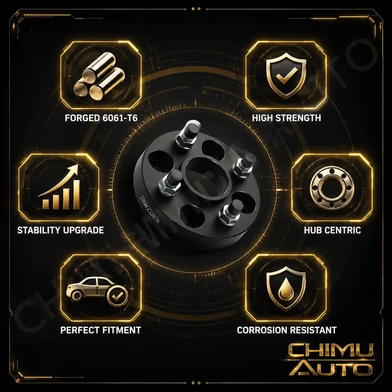 【CHIMU AUTO】For Mazda 2 Carol Flair MX-5 Roadster Verisa Forged Wheel Spacer Adapter 15-40mm Aluminum Alloy