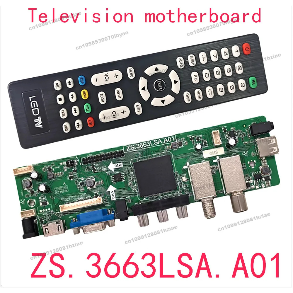 For The New ZS.3663LSA. A01R00 Digital Standard DVB-T2 DVB-S2 TNT LCD TV Main Board