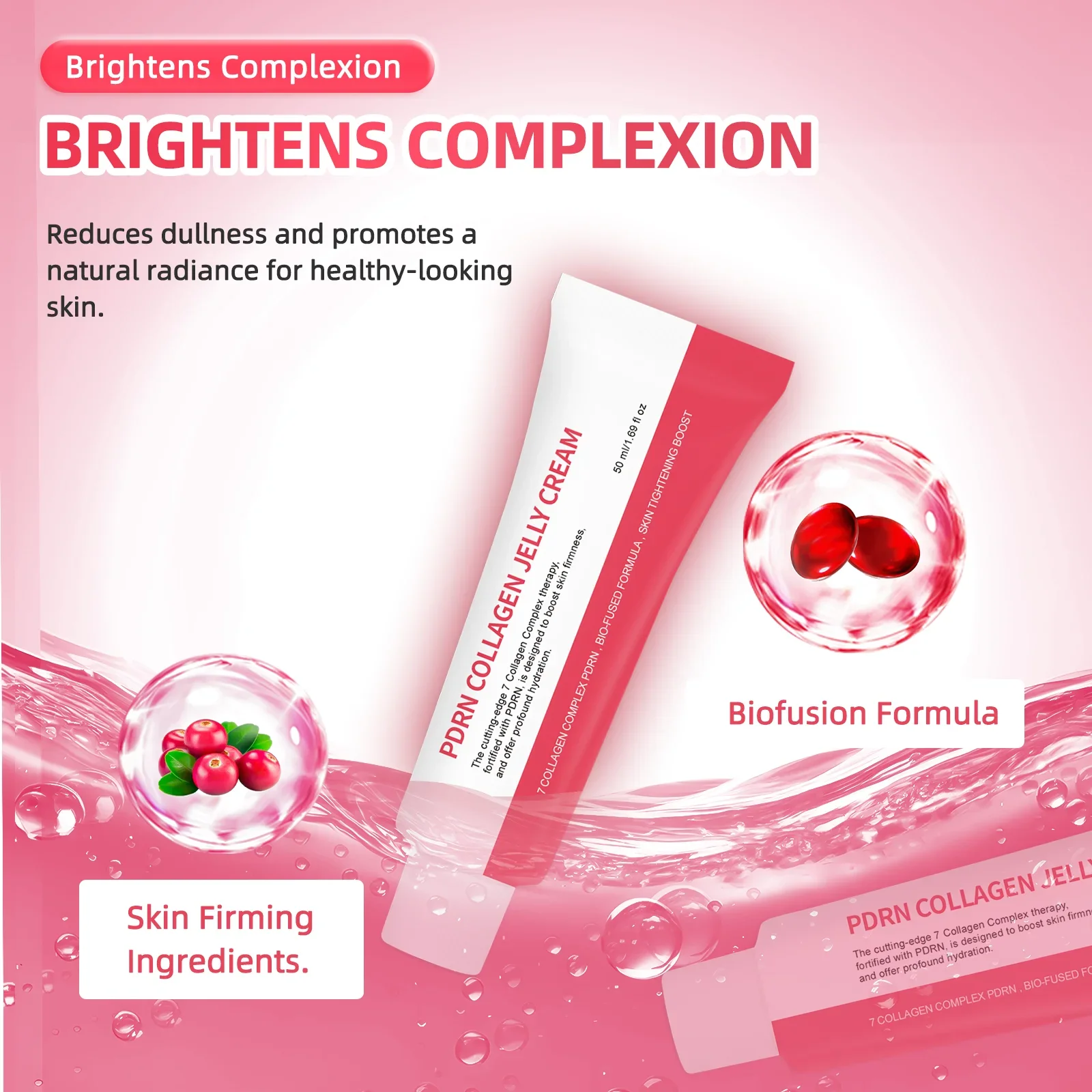 كريم PDRN Collagen Jelly - يشد البشرة ويعزز المرونة وسرعة تجديد الأنسجة. 7 تركيبة مجمعة بالكولاجين لمكافحة الشيخوخة. #5