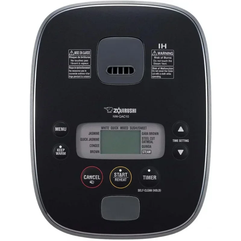 # Zojirushi NW-QAC10 Induction Rice Cooker And Warmer, 5.5 Cup Capacity, Black, 9.25 X 12.25 X 7.88 #