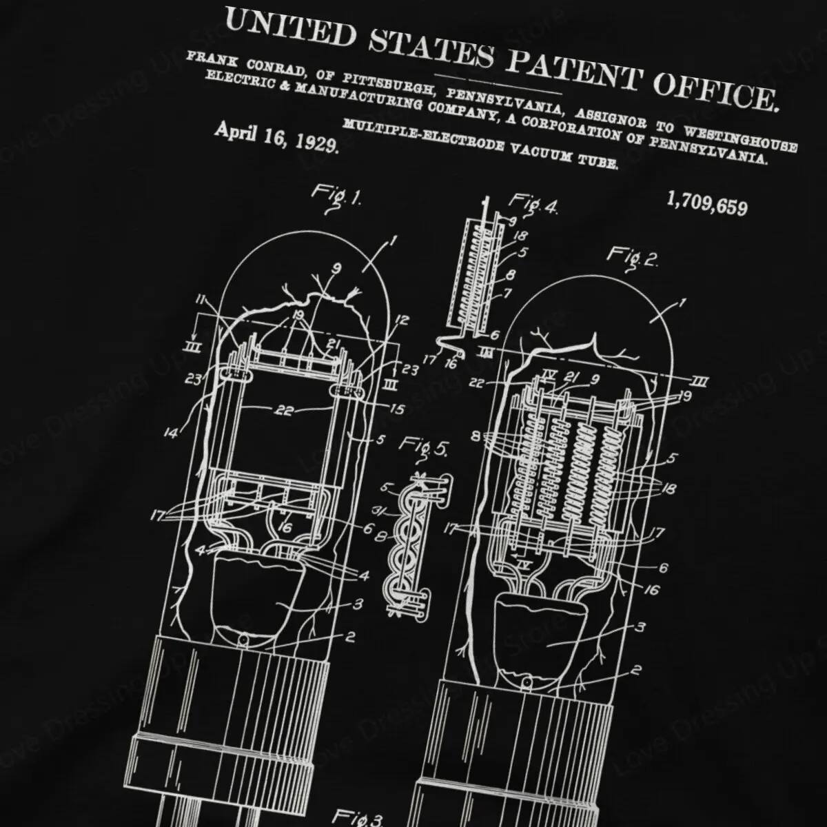 Vacuum Tube Electronic T Shirt Vintage Alternative Men\'s Tshirt Cotton Men Clothes