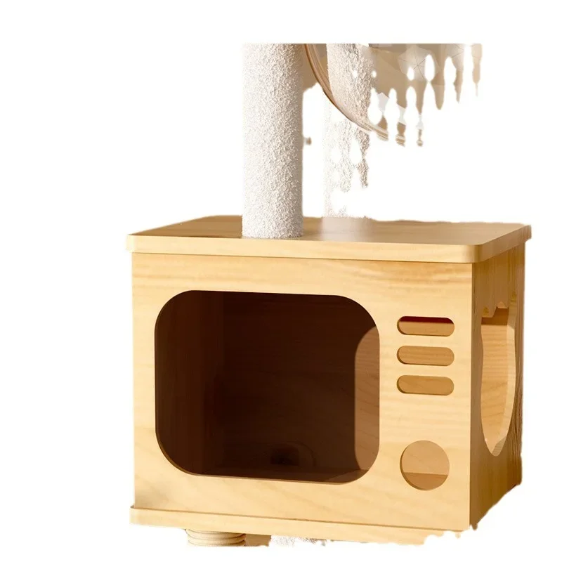 

Cat Climbing Frame Cat Nest Cat Tree Integrated Rack Jumping Platform Space Capsule Large Scratching Post