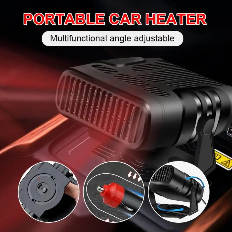 

12V Auto Heater Fan Car Heater Electric Cooling Heating Auto Windshield Defroster Defogging Demister Car Anti-Fog Heater