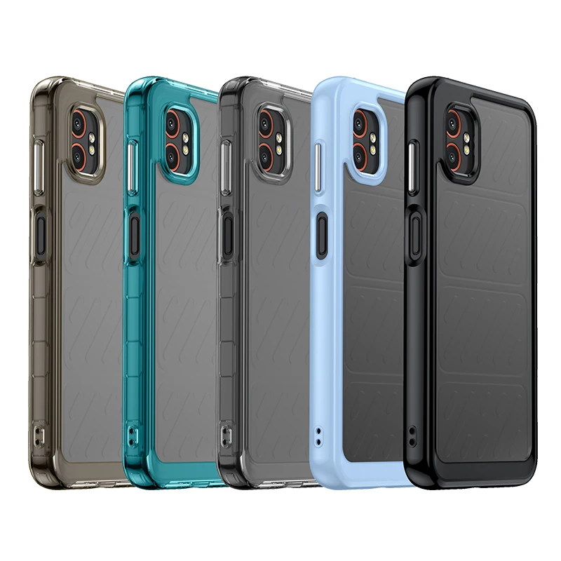 

For Samsung Galaxy XCover7 Pro Case Samsung Galaxy XCover7 Pro CoverColorful Soft Edge Silicone Transparent Shockproof Bumper
