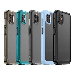 For Samsung Galaxy XCover7 Pro Case Samsung Galaxy XCover7 Pro CoverColorful Soft Edge Silicone Transparent Shockproof Bumper