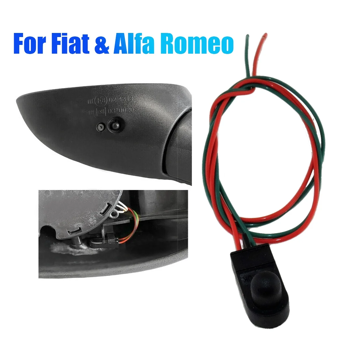 For Fiat 500 500X 500L Punto Alfa Romeo 05-18 Outside Ambient Temperature Sensor Underneath Door Mirror